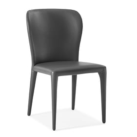 2 Whiteline Hazel Grey Dining Chairs