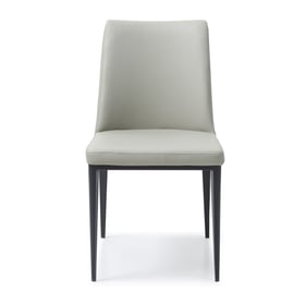 Whiteline Carrie Light Grey Dining Chair