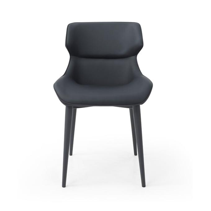 Whiteline Morocco Black Dining Chair WTL-DC1709P-BLK