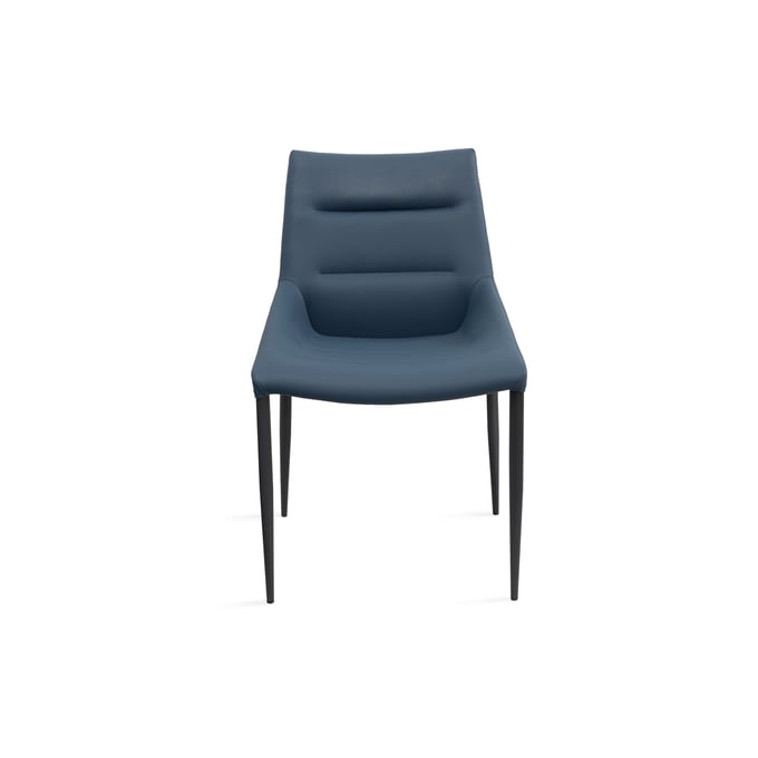 2 Whiteline Kaya Navy Blue Dining Chairs WTL-DC1843-NVY