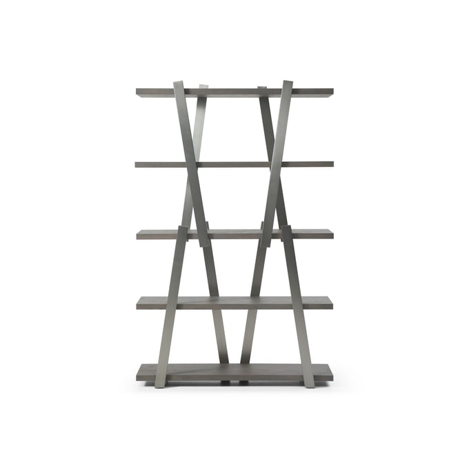 Whiteline Elena Light Grey Bookshelf WTL-DI2029-LGRY