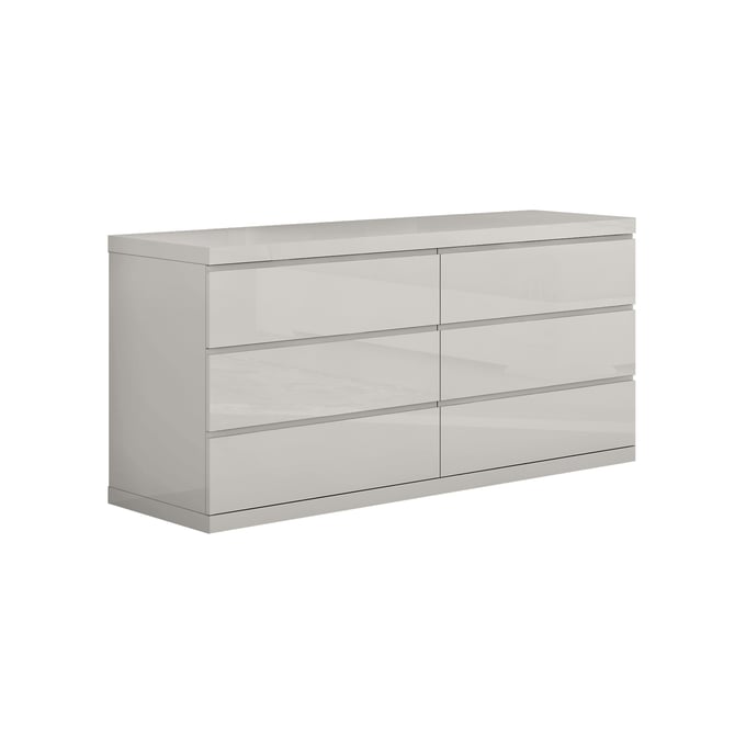 Whiteline Anna Light Grey Double Dresser WTL-DR1207D-LGRY