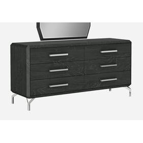 Whiteline Los Angeles Grey Double Dresser