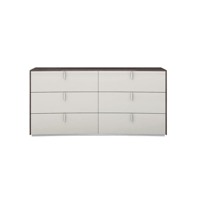 Whiteline Berlin Chestnut Light Grey Dresser WTL-DR1754-CNUT-LGRY