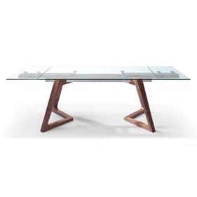 Whiteline Delta Brown Extendable Dining Table