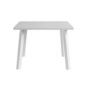 Whiteline Rio White Square Outdoor Dining Table