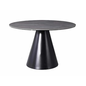 Whiteline Sun Grey Black Dining Table