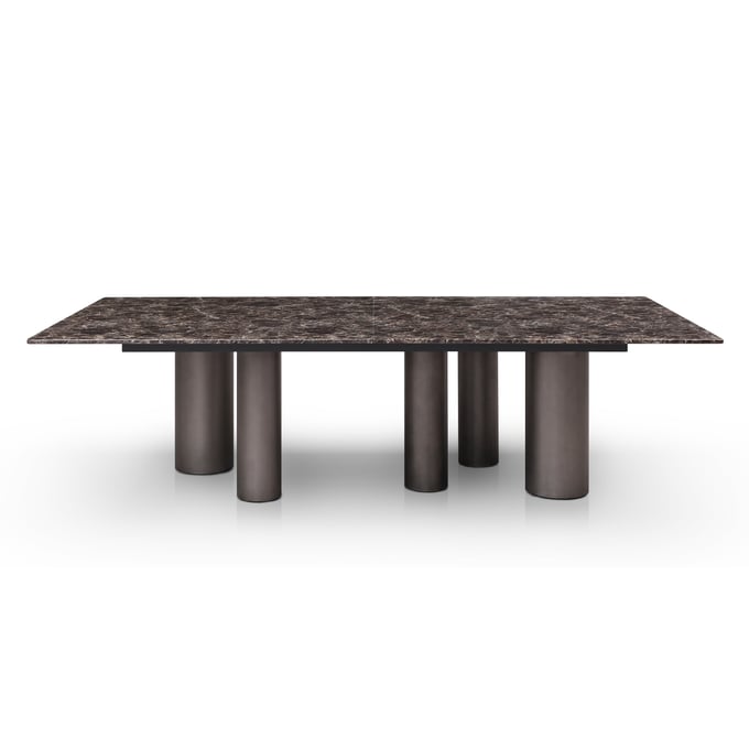 Whiteline Envie Dark Emperador Rectangular Dining Table WTL-DT1821-DEMP