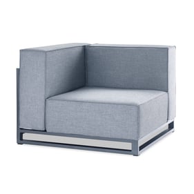 Whiteline Sensation Grey Modular Outdoor Armless Corner