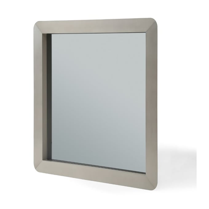 Whiteline Elena Grey Square Wall Mirror WTL-MR2029S-GRY