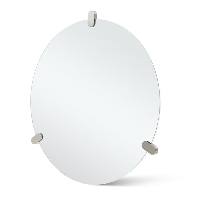 Whiteline Anaconda Silver Wall Mirror WTL-MR2035R-SLV-NKL