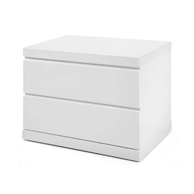 Whiteline Anna White Small Nightstand