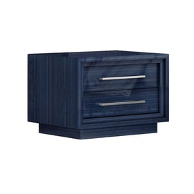 Whiteline Alexander Blue Nightstand