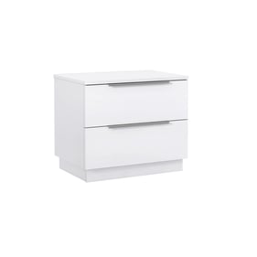 Whiteline Damien White Nightstand