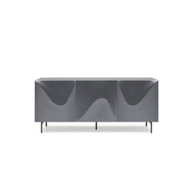 Whiteline Kaya Dark Grey Buffet