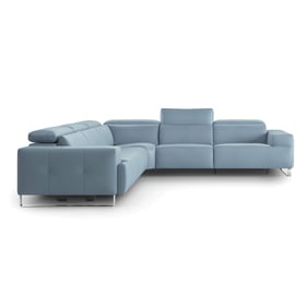 Whiteline Positano Blue Sectional