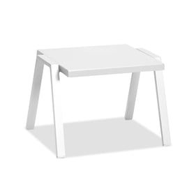 Whiteline Rio White Outdoor Side Table