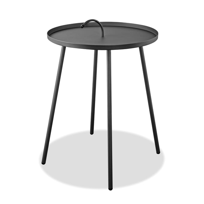 Whiteline Jett Grey Outdoor Side Table WTL-ST1604-GRY