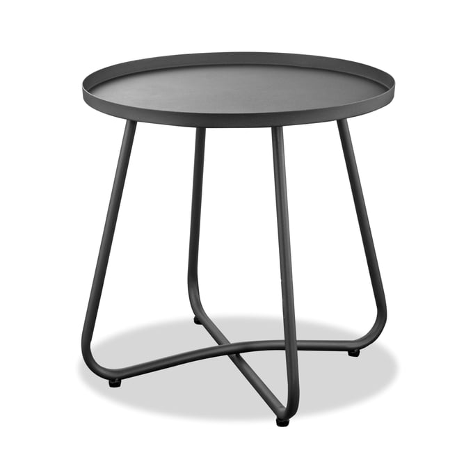 Whiteline Talon Grey Outdoor Side Table WTL-ST1606-GRY