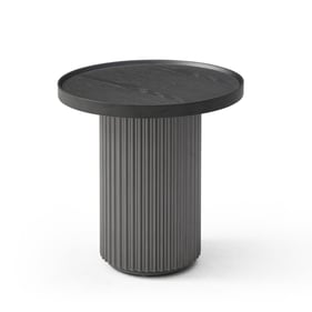 Whiteline Heidi Dark Grey Side Table