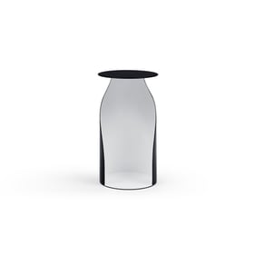 Whiteline Willie Black White Large Side Table