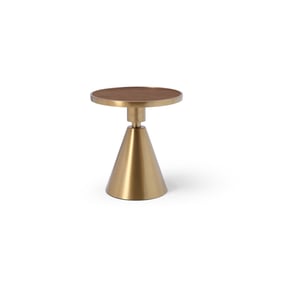 Whiteline Pia Brown Veneer Side Table