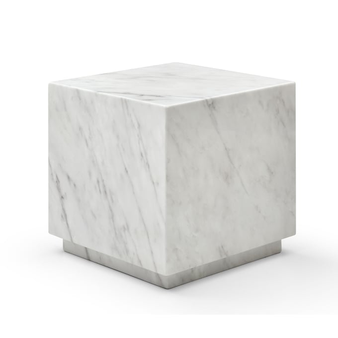 Whiteline Iris White Side Table WTL-ST1927-WHT