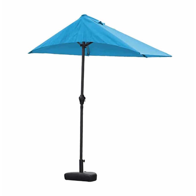 Whiteline Asher Blue Outdoor Side Wall Umbrella WTL-UM1696-BLU