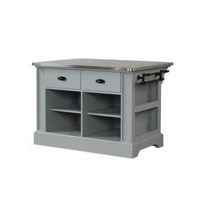 Acme Furniture Urrur Gray Kitchen Island