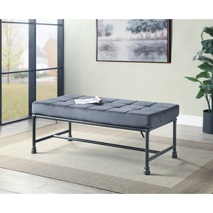 Acme Furniture Brantley Gray Sandy Bench ACM-AC00428