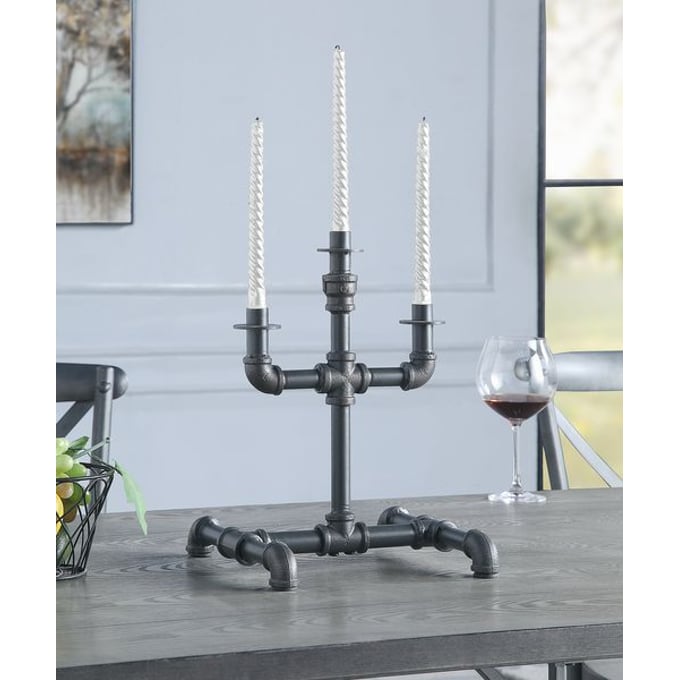 Acme Furniture Brantley Sandy Gray Candleholder ACM-AC00433