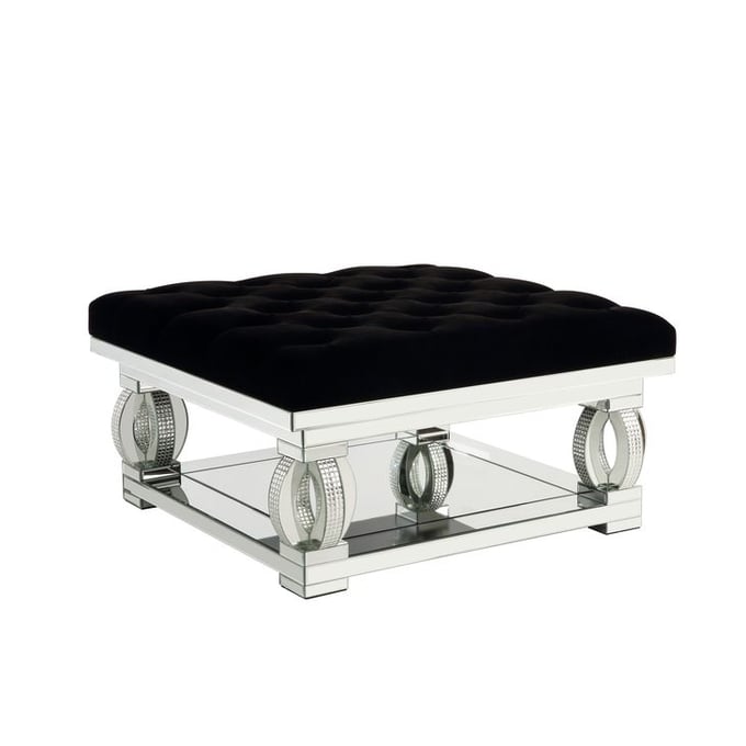 Acme Furniture Ornat Mirrored Ottoman ACM-AC00536