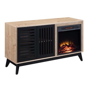 Acme Furniture Gamaliel Oak Espresso Fireplace