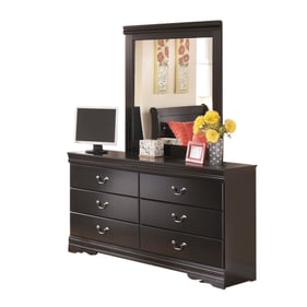 Ashley Furniture Huey Vineyard Black Dresser And Mirror