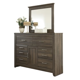 Ashley Furniture Juararo Dark Brown Dresser And Mirror