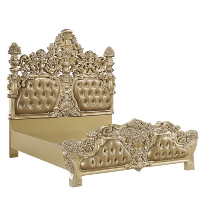 Acme Furniture Seville Gold King Bed ACM-BD00451EK