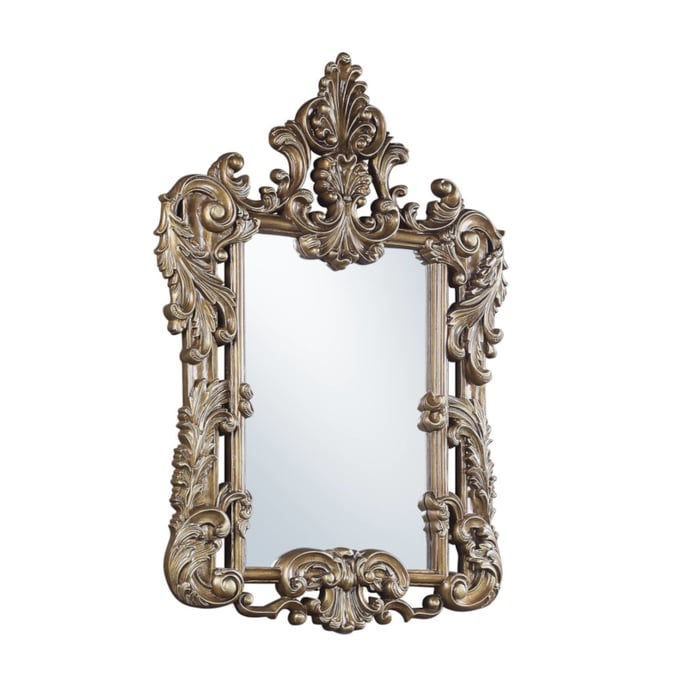 Acme Furniture Constantine Brown Gold Mirror ACM-BD00473