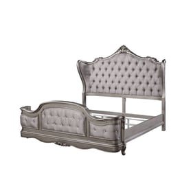 Acme Furniture Ausonia Antique Platinum Queen Bed