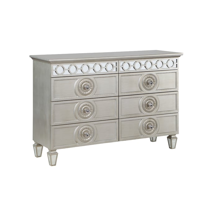 Acme Furniture Varian Silver Mirrored Dresser ACM-BD01281