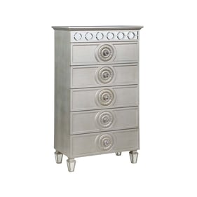 Acme Furniture Varian Silver Mirrored Chest