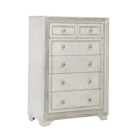 Pulaski Camila White 6 Drawers Chest