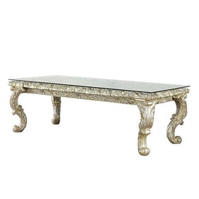 Acme Furniture Vatican Champagne Silver Dining Table