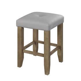 2 Acme Furniture Charnell Gray Oak Counter Height Stools