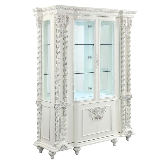 Acme Furniture Vanaheim Antique White Curio ACM-DN00681