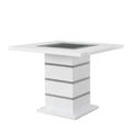 COUNTER HEIGHT TABLE W/PEDESTAL BASE