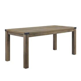 Acme Furniture Abiram Rustic Oak Dining Table