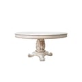 ROUND DINING TABLE W/PEDESTAL BASE