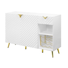 Acme Furniture Gaines White High Gloss Server