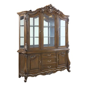 Acme Furniture Latisha Antique Oak Hutch And Buffet