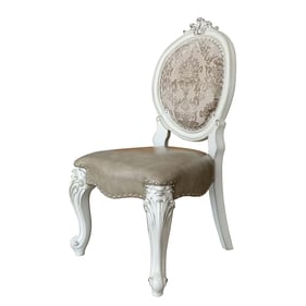 2 Acme Furniture Versailles Bone White Side Chairs